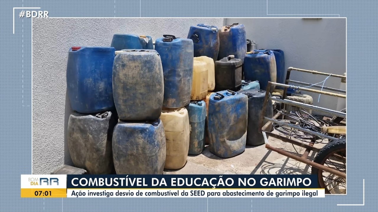 Secretaria de Educação tem desvio de 100 mil litros de combustível e polícia investiga elo com garimpo ilegal