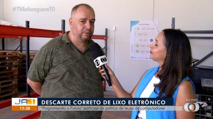 Projeto incentiva descarte correto de lixo eletrônico em Palmas