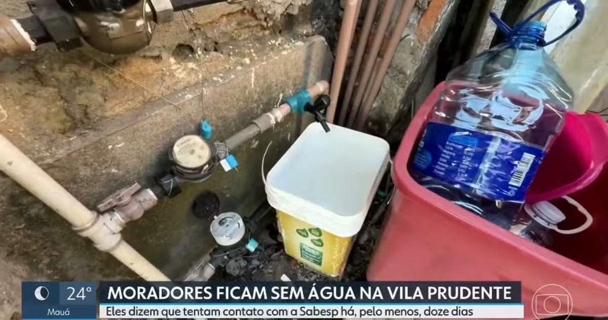 Moradores da Zona Leste de SP relatam falta de água há até 12 dias e dizem que problema piorou após obra da Sabesp