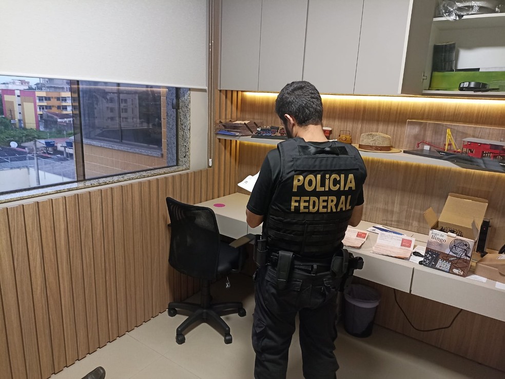 Operação da PF, em Manaus. — Foto: Divulgação