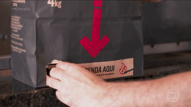 Churrasco de domingo: saco de carvão que acende 'sozinho' vira negócio de R$ 1 milhão
