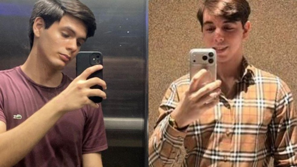 Altemar Sarmento Filho e Antônio Coelho, são suspeitos de ataque a homem em situação de rua em Belém. — Foto: Redes Sociais