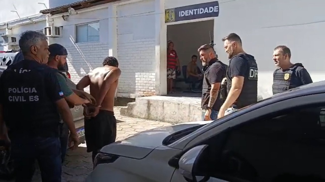 Homem suspeito de envolvimento em quatro homicídios na Bahia é preso em cidade do Espírito Santo 