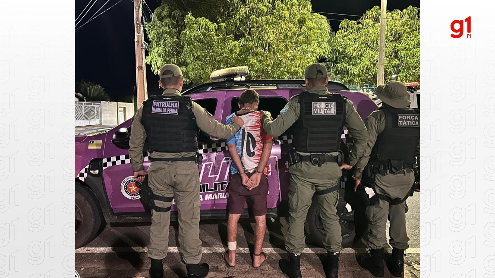 Mulher tem pescoço cortado em tentativa de feminicídio no PI; suspeito foi preso na casa do pai