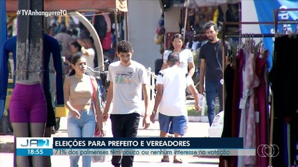 Quaest: 71% dos palmenses têm pouco ou nenhum interesse na votação