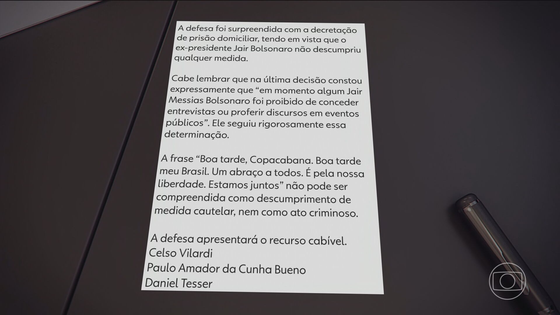 Defesa de Jair Bolsonaro se diz 'surpreendida' com prisão domiciliar e anuncia que vai recorrer 