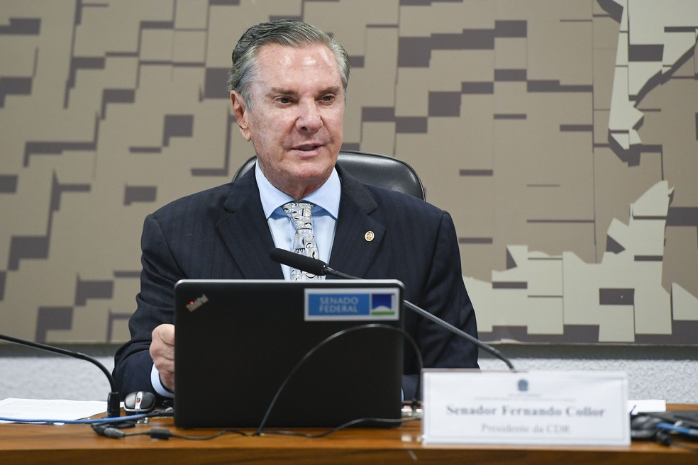 Fernando Collor — Foto: Jefferson Rudy/Agncia Senado