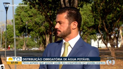 Portaria do governo obrigará grandes eventos a distribuir água potável gratuitamente