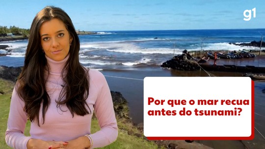 Mar recuando de forma impressionante pode ser sinal de tsunami; entenda por quê