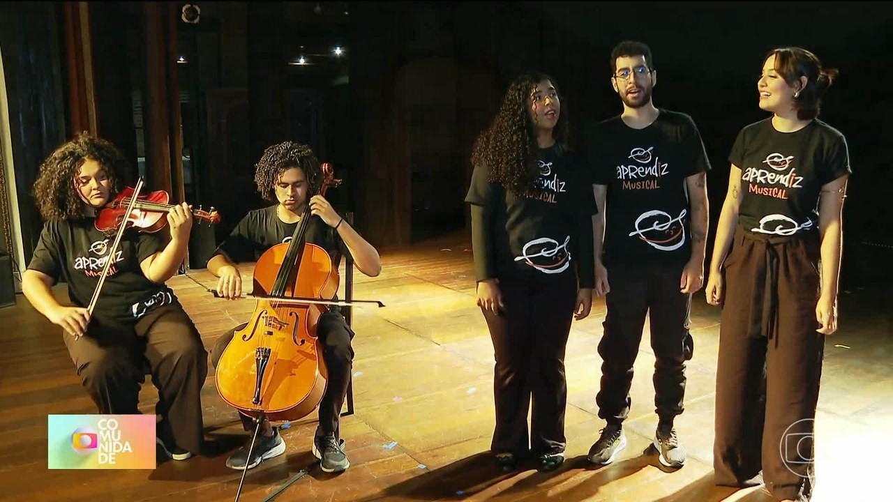 Alunos do Aprendiz Musical se preparam para estreia de espetáculo com 80 artistas em Niterói
