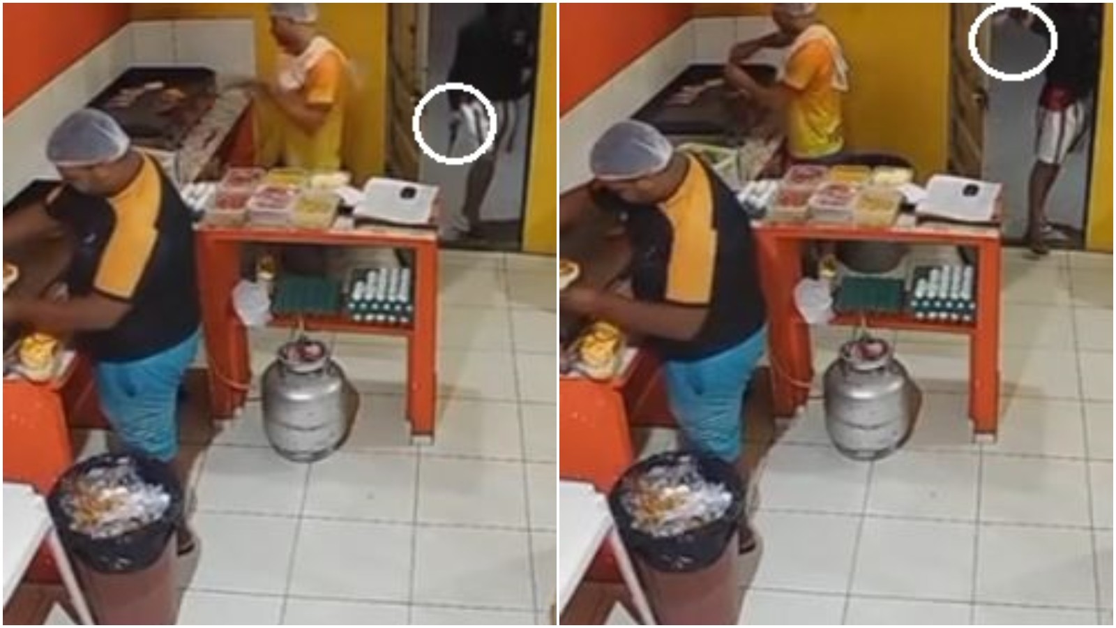 Funcionário de lanchonete é morto com tiros pelas costas enquanto preparava sanduíche no Ceará; vídeo