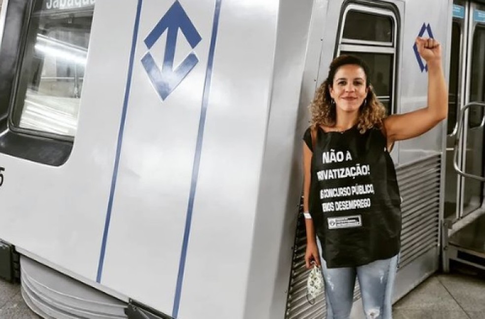 Camila Lisboa, presidente do Sindicato dos Metroviários de SP — Foto: Divulgação/CUT-SP