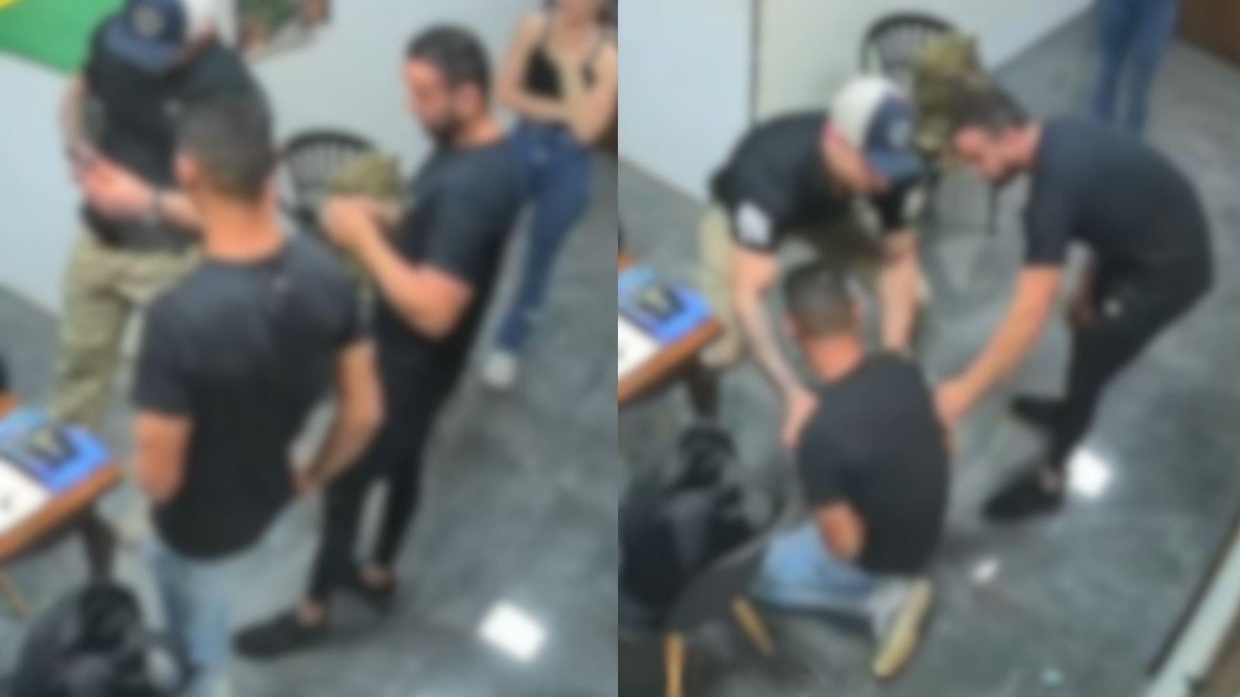 VÍDEO: Homem é atingido no peito por disparo acidental dentro de clube de tiro no Paraná