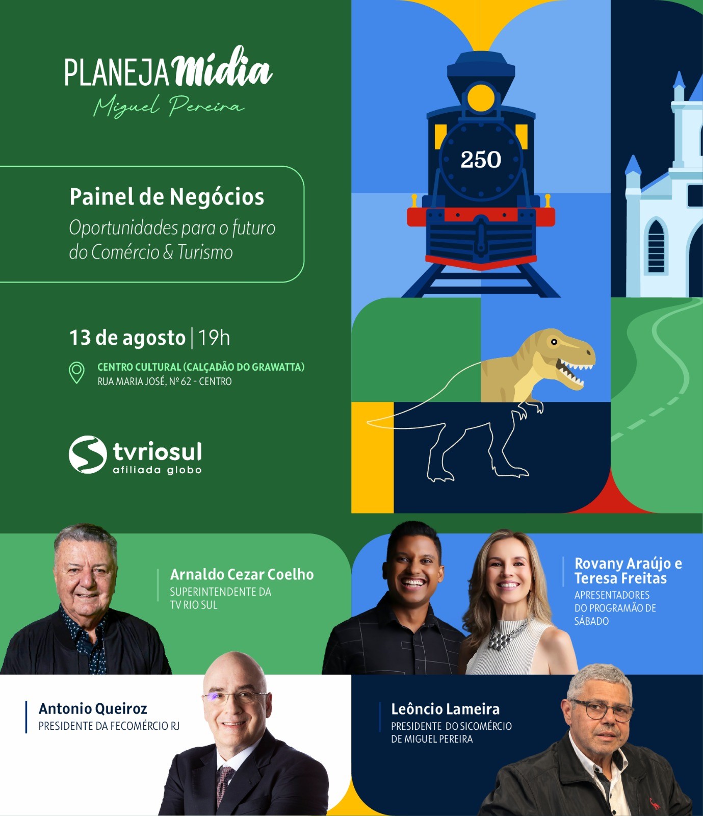 Miguel Pereira recebe edição do 'PlanejaMídia' nesta quinta-feira