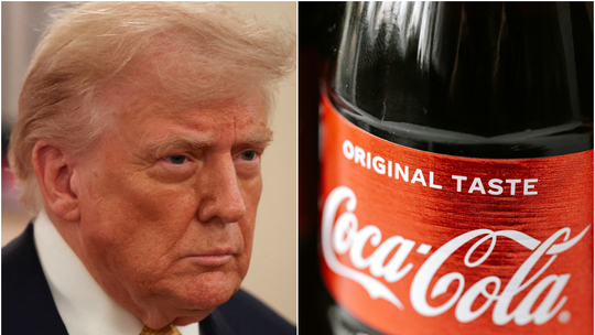Coca-Cola anuncia que vai criar versão da bebida adoçada com açúcar após pressão de Trump - Atualmente, refrigerante é adoçado com xarope de milho.
