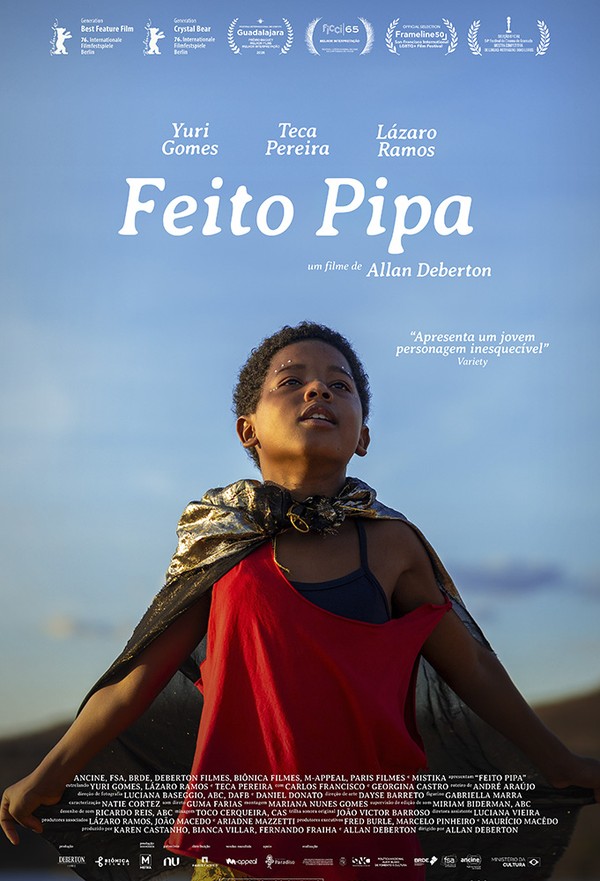 Cartaz do filme 'Feito Pipa'.' — Foto: Reprodução