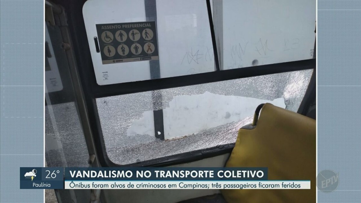 Passageiros Ficam Feridos Em ônibus Do Transporte Público Em Campinas