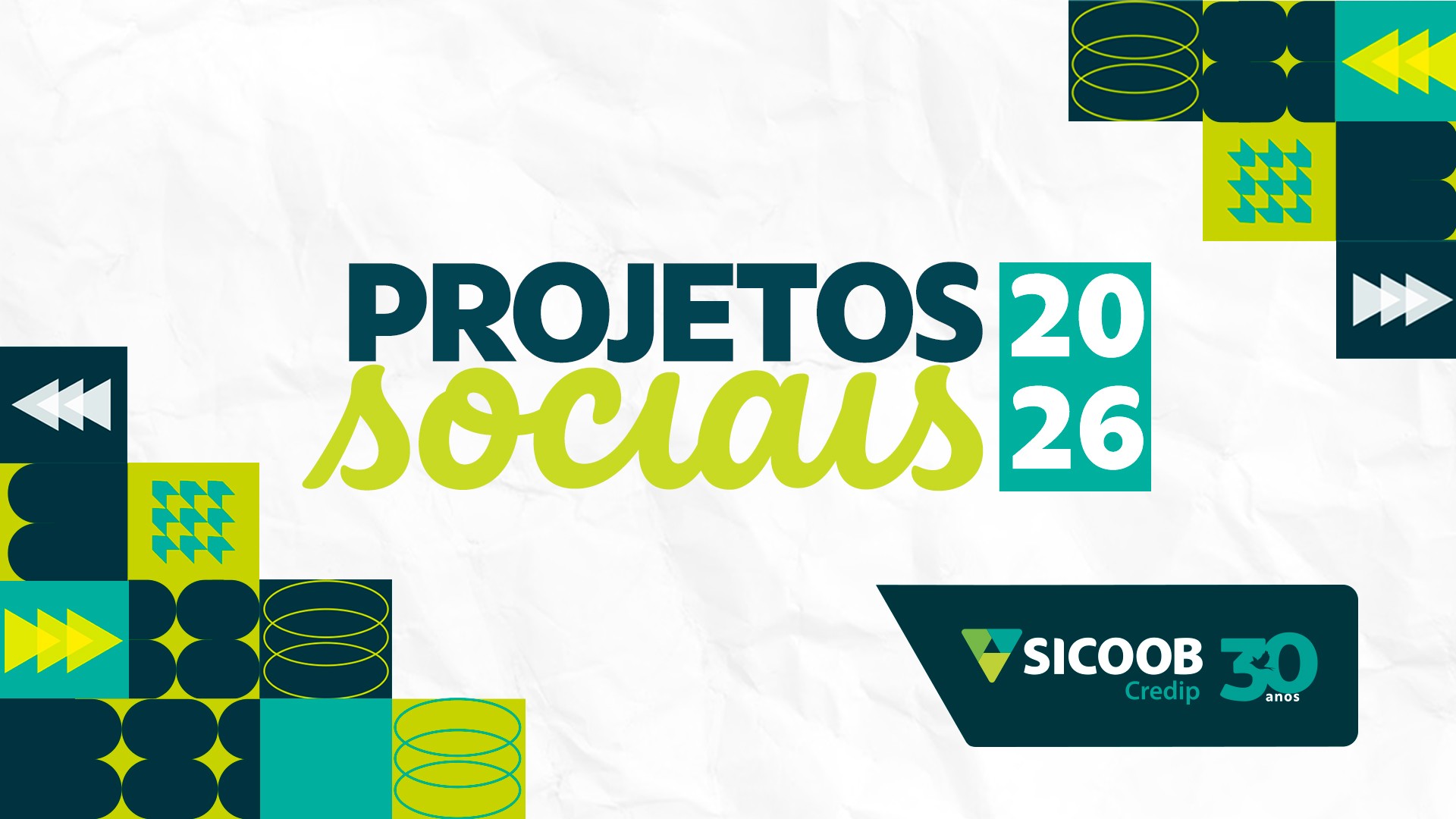 Sicoob Credip recebe inscrições para edital de apoio a projetos sociais de 2026