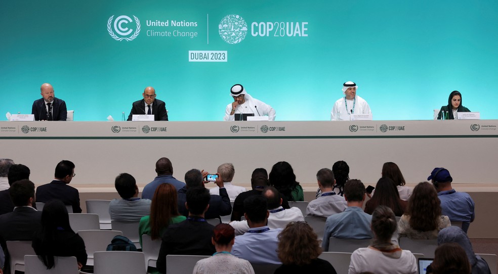 COP 28 começa em Dubai com lançamento de fundo para ajudar países vulneráveis — Foto: Amr Alfiky/Reuters