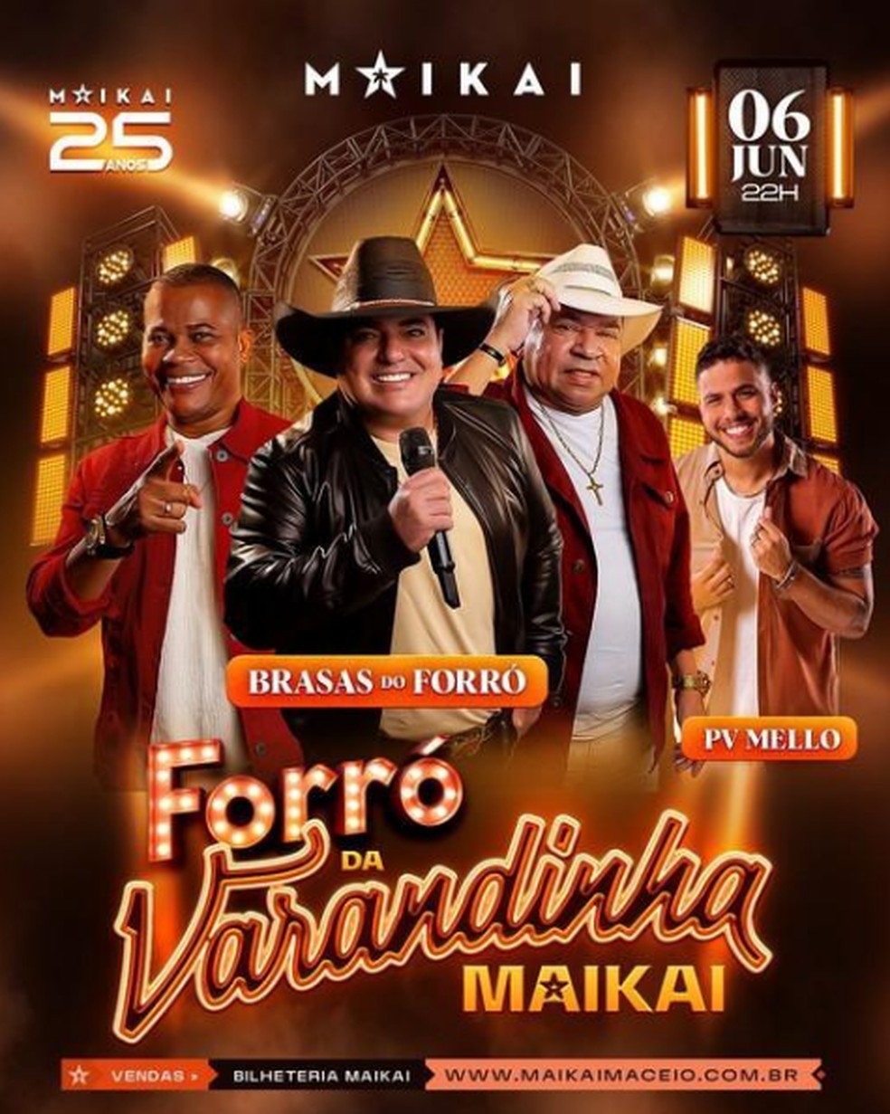 Maikai promove mais uma edição da varanda musical  — Foto: Reprodução