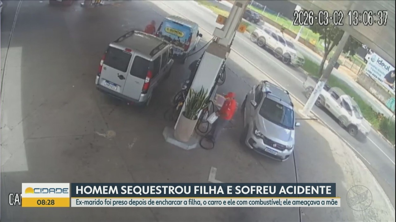 Homem é preso por tentativa de homicídio após sequestrar filha e jogar combustível nela em Sumaré