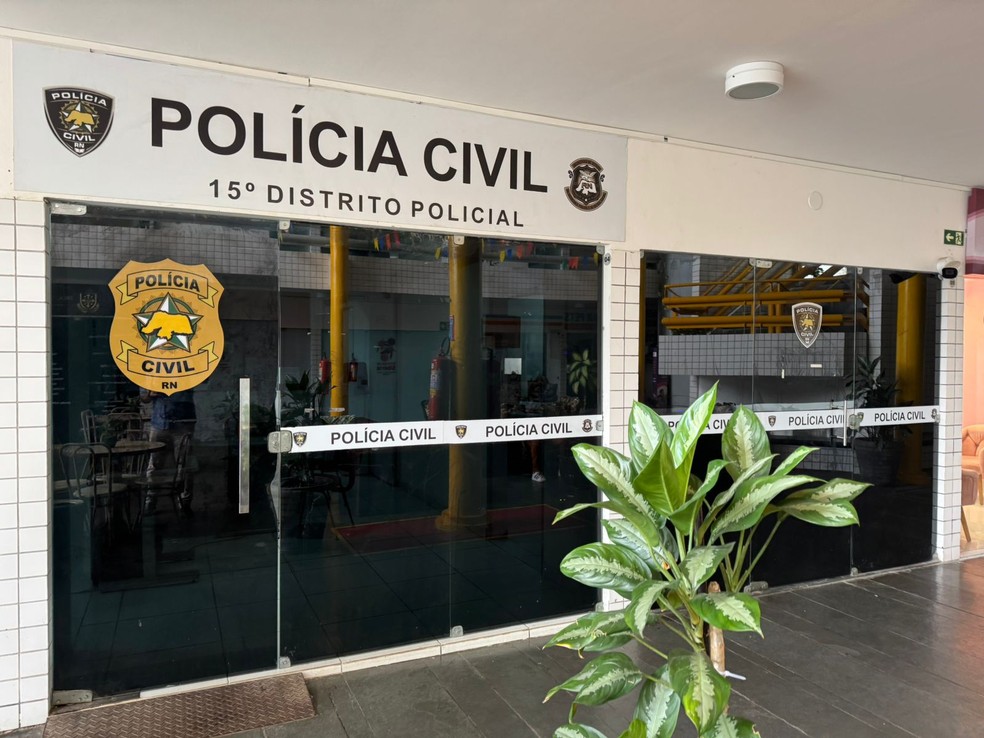 15ª Delegacia de Polícia de Natal — Foto: Sérgio Henrique Santos/Inter TV Cabugi