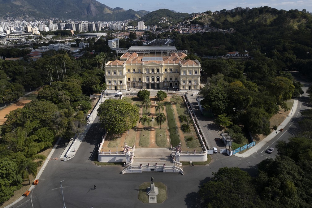 Museu Nacional do Rio — Foto: Bruna Prado/AP