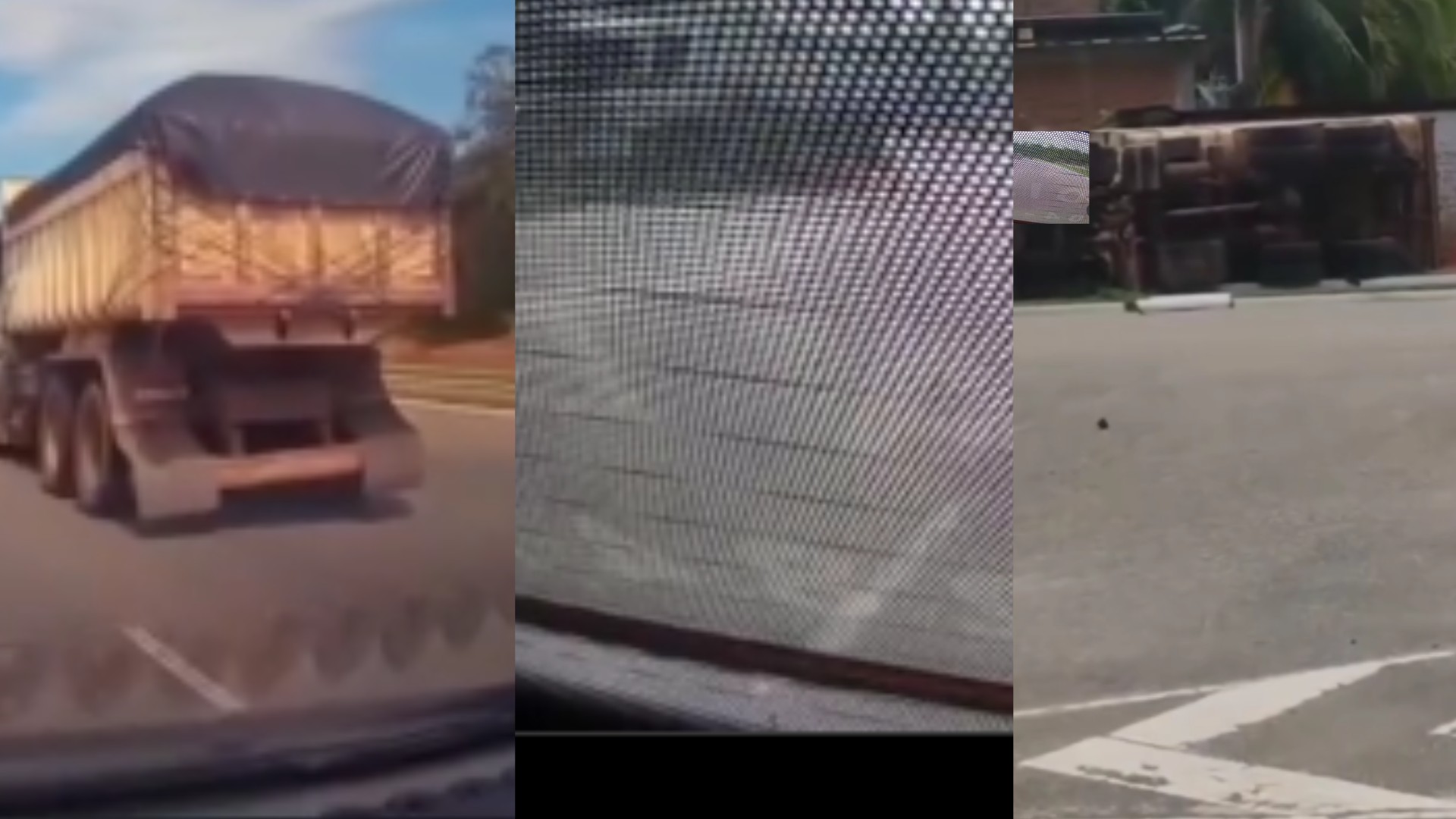 Influenciador filma acidente com caminhão desgovernado em avenida da Grande Belém; VÍDEO