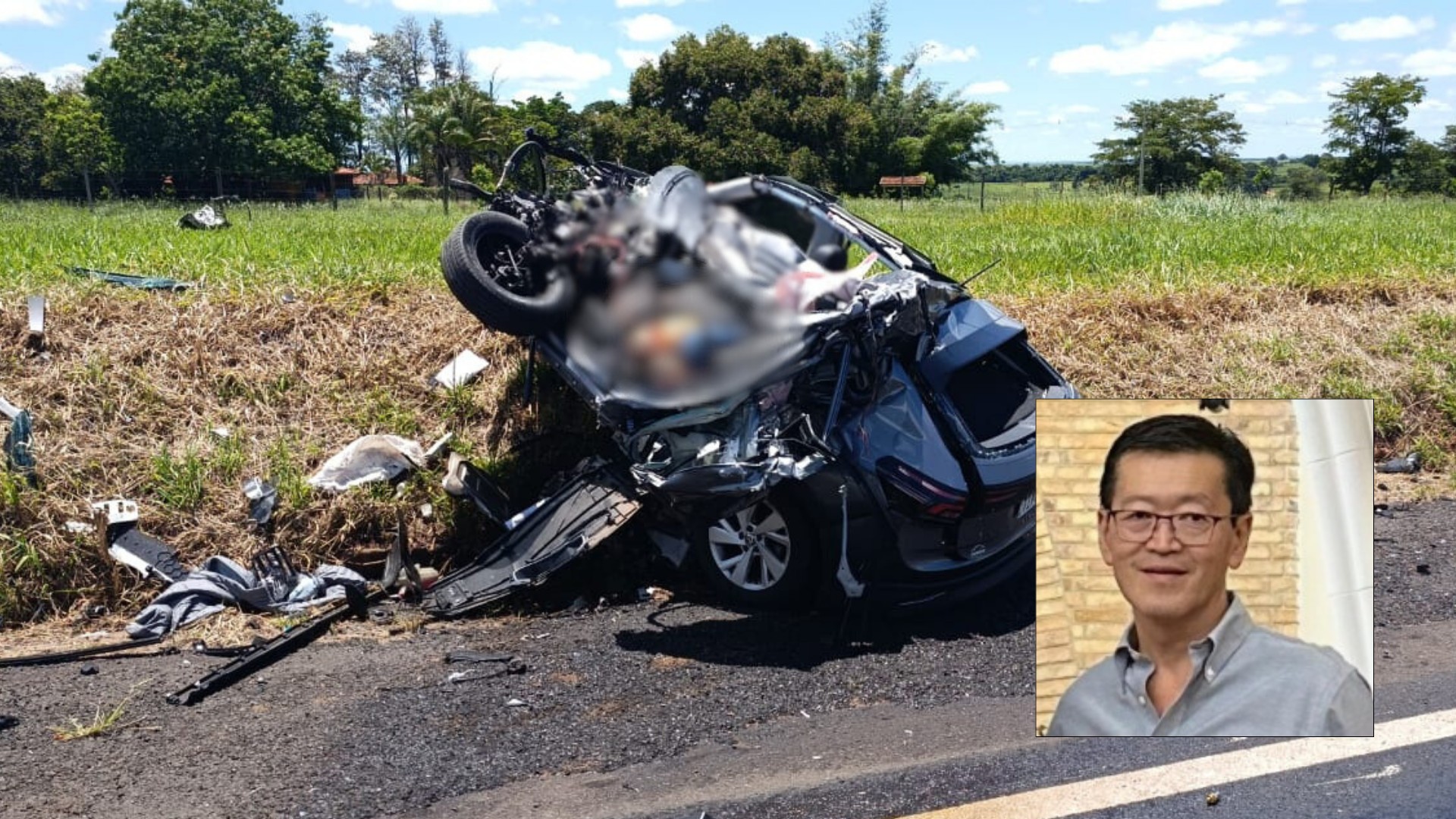 Motorista morre após bater em caminhão na BR-153 em Campos Novos Paulista