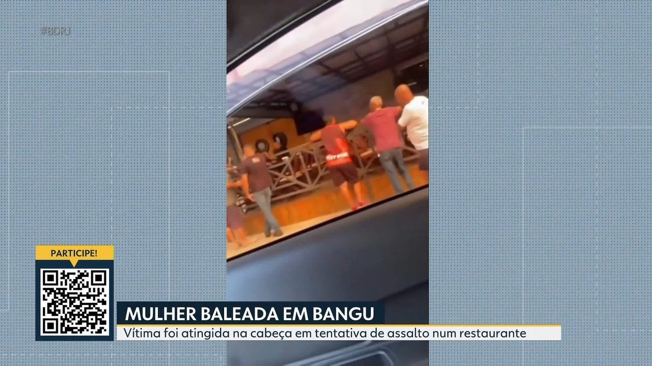Polícia mata suspeito de atirar em mulher em tentativa de assalto a cliente de bar em Bangu