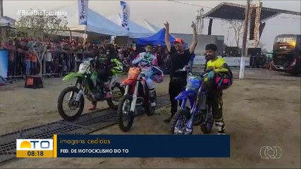 Evento de motocross é realizado em Dois Irmãos do Tocantins