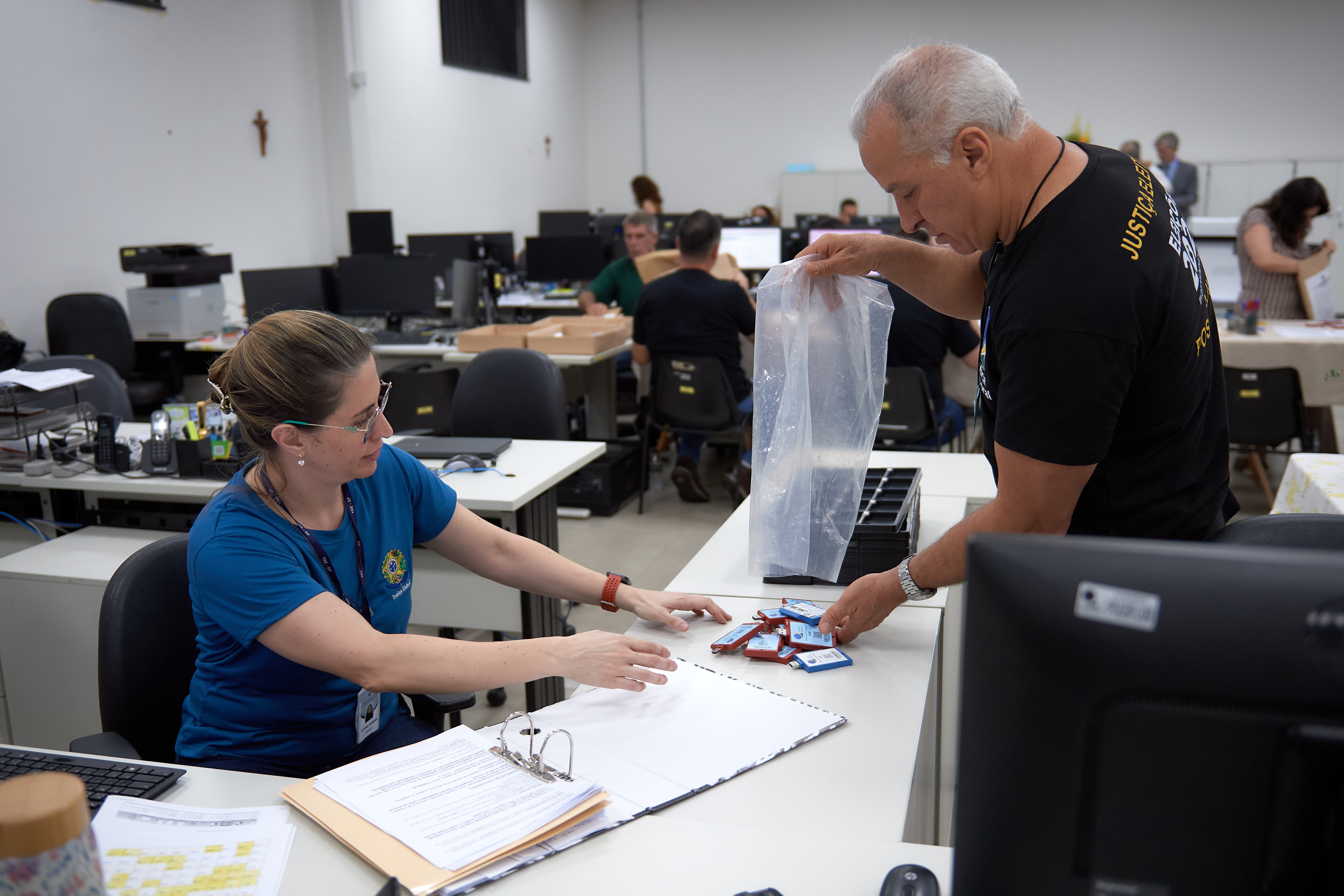 Em Guariba, eleitores ainda estão nas filas para votar