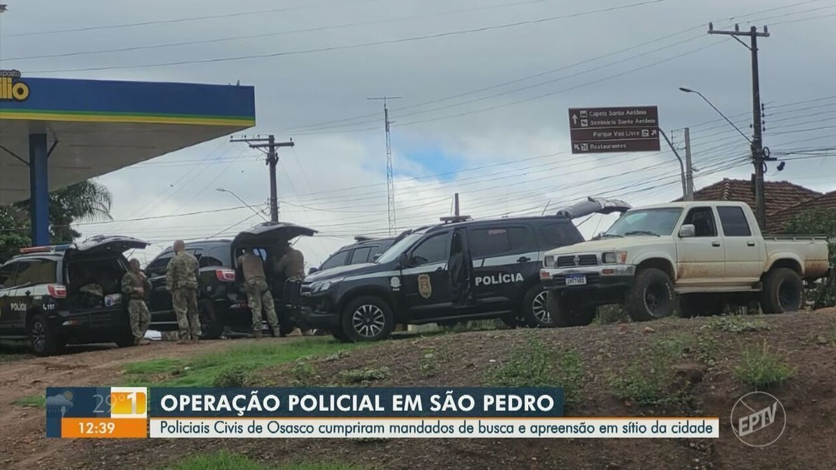 Operação contra lavagem de dinheiro e tráfico de drogas cumpre mandados em sítio de São Pedro 