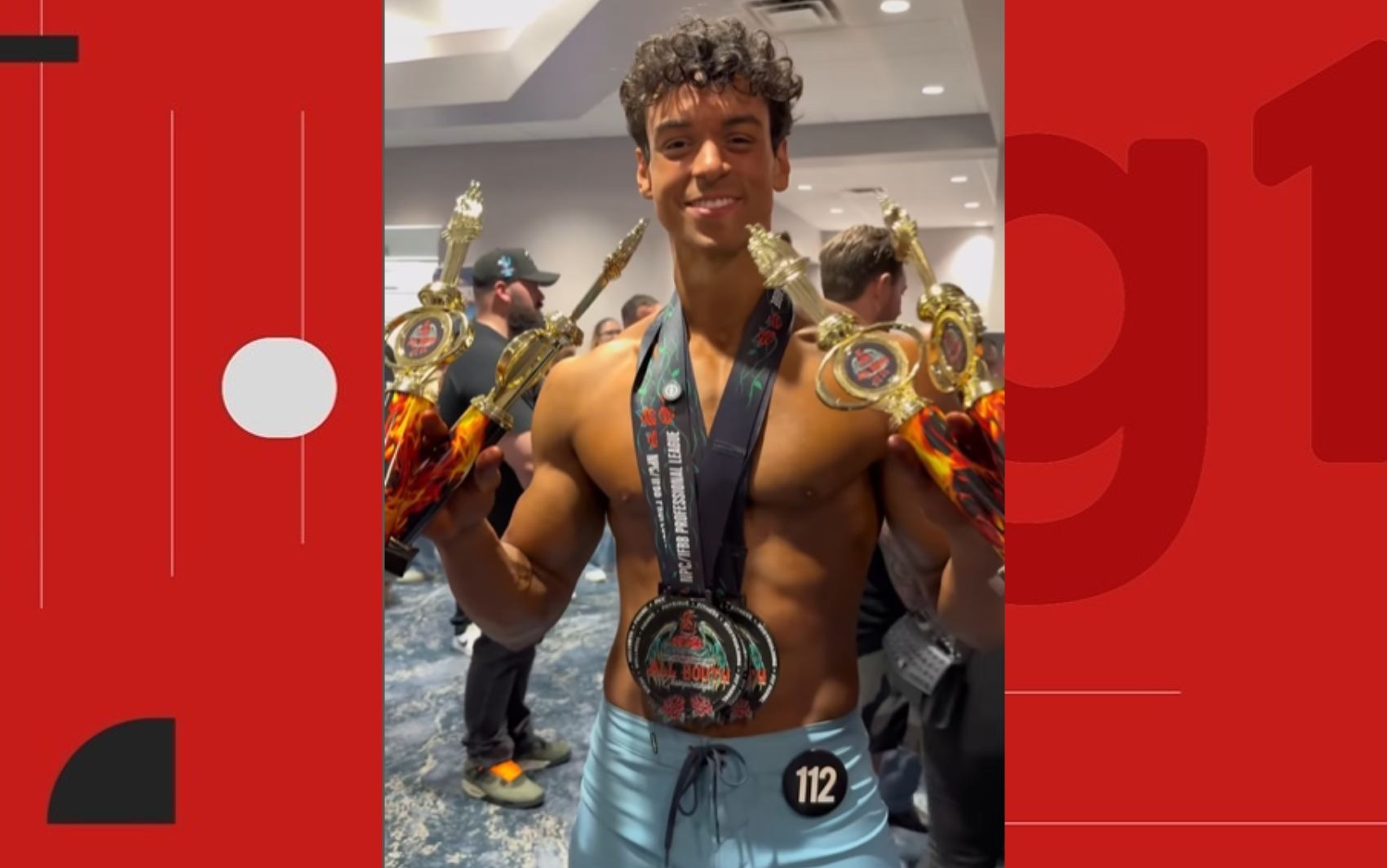 Filho de Carla Perez e Xanddy vence campeonato de fisiculturismo nos Estados Unidos