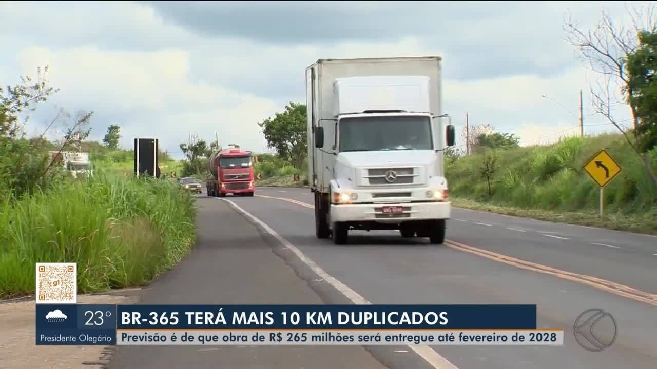 Começam obras de duplicação da BR-365 entre Uberlândia e Patrocínio