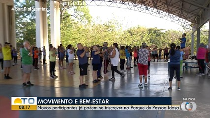Parque da Pessoa Idosa retoma as atividades em Palmas; saiba como se inscrever