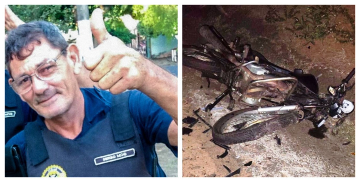 GCM morre após colisão de carro e moto em vicinal; motorista sem CNH e passageira foram socorridas
