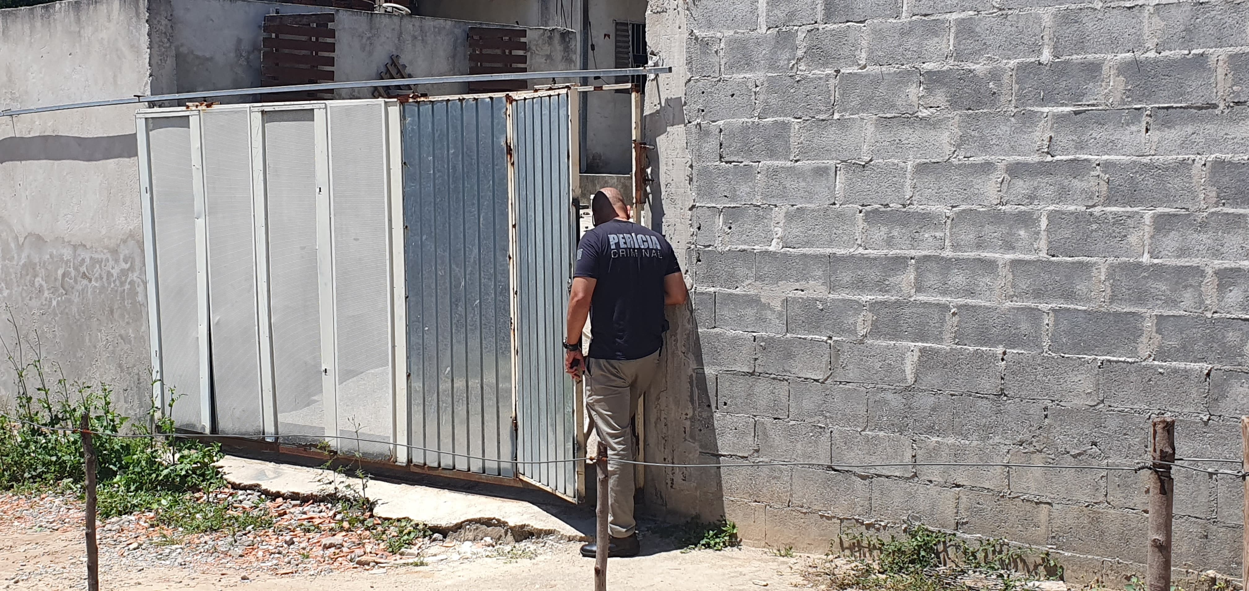 Polícia realiza perícia em local onde homem morreu atacado por cães em São José