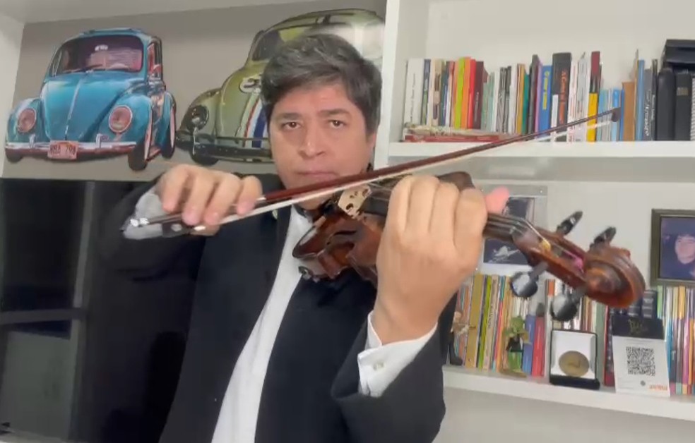O violinista Paulo Paschoal — Foto: Divulgação