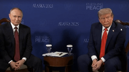 Putin vira meme com caras e bocas antes de reunião com Trump no Alasca; VÍDEO