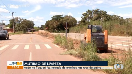Mutirão de limpeza acontece na região sul de Palmas