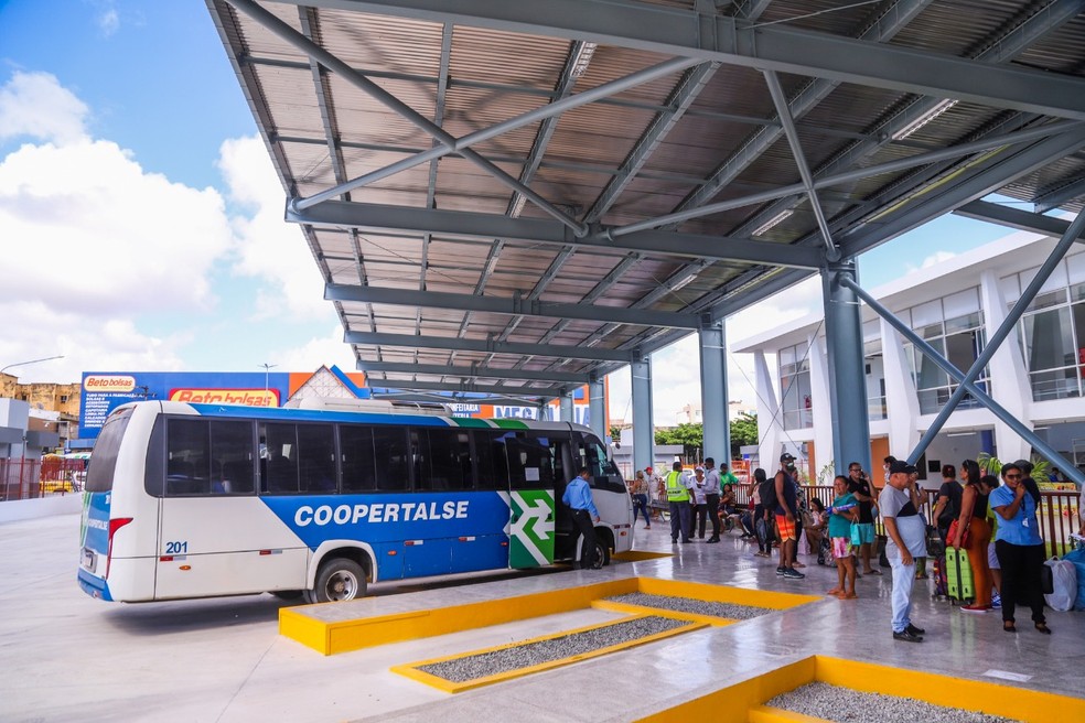 Frota do transporte intermunicipal de Sergipe &mdash; Foto: Seburbs/SE