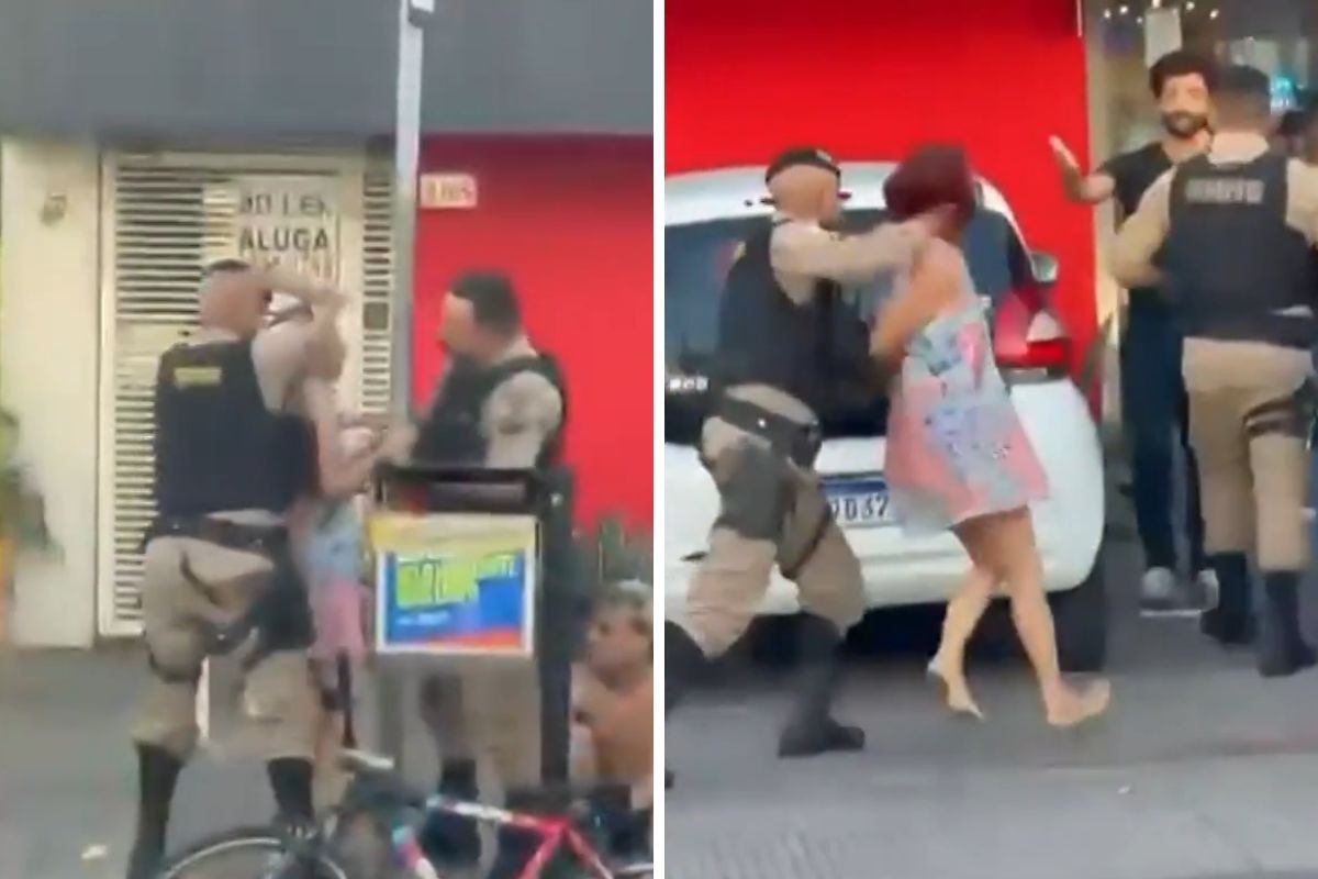 'Não tô dormindo, [tô] vivendo de remédio', diz mulher agredida com cotoveladas e empurrões por PM