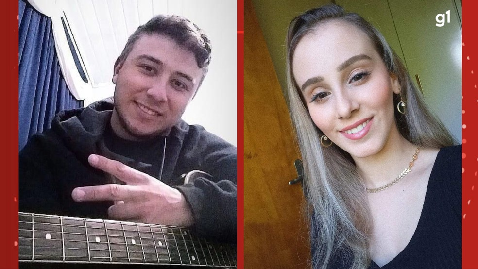 Luiz Arthur Bach Xavier, de 23 anos, e Rubiane Mayer, de 22, foram mortos em Ponta Grossa — Foto: Arquivo pessoal