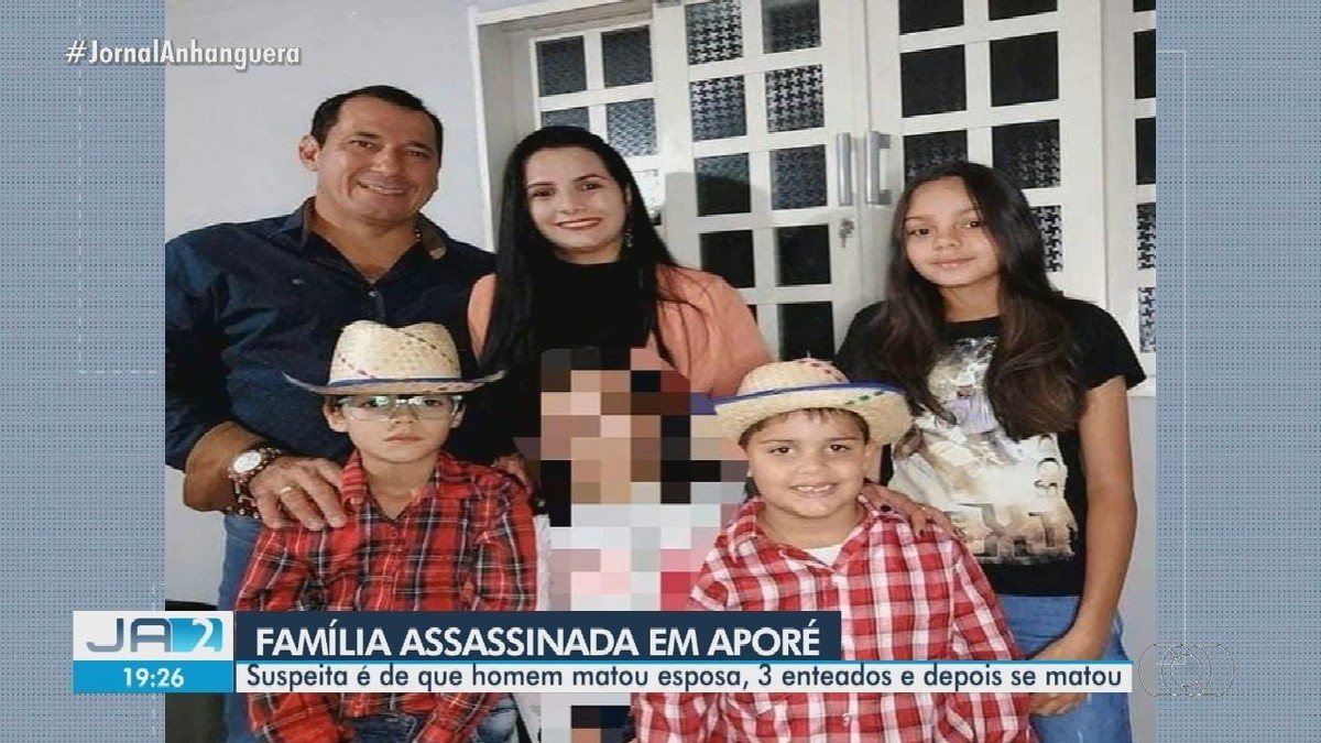 Homem é suspeito de matar a esposa, três filhos dela e se matar, em Aporé