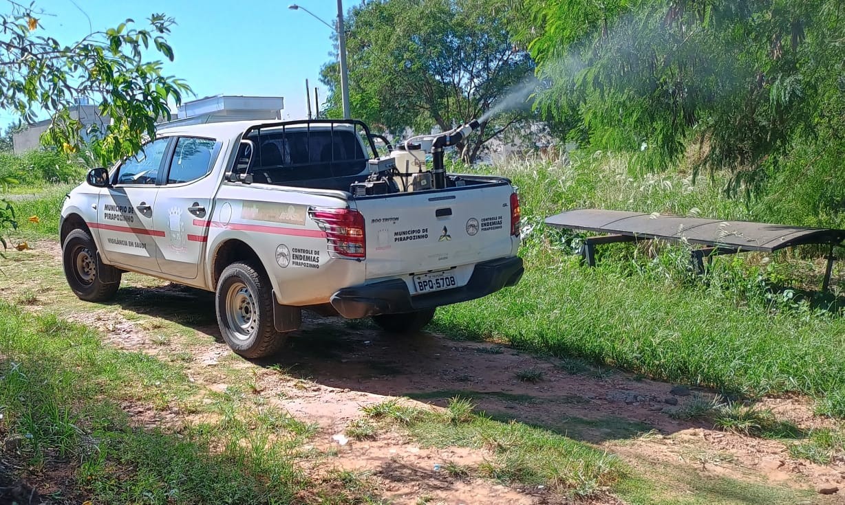 Com nebulização, cata-treco e vacinação, ações de combate à dengue são realizadas no bairro Natal Marrafon, em Pirapozinho 