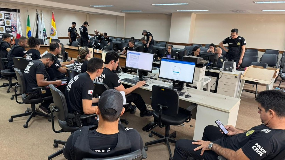 PCMG desarticula esquema de estelionato virtual e lavagem de dinheiro em Montes Claros — Foto: Polícia Civil