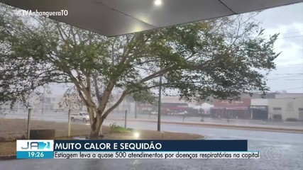 Tempo seco e calor aumentam atendimentos por doenças respiratórias em Palmas