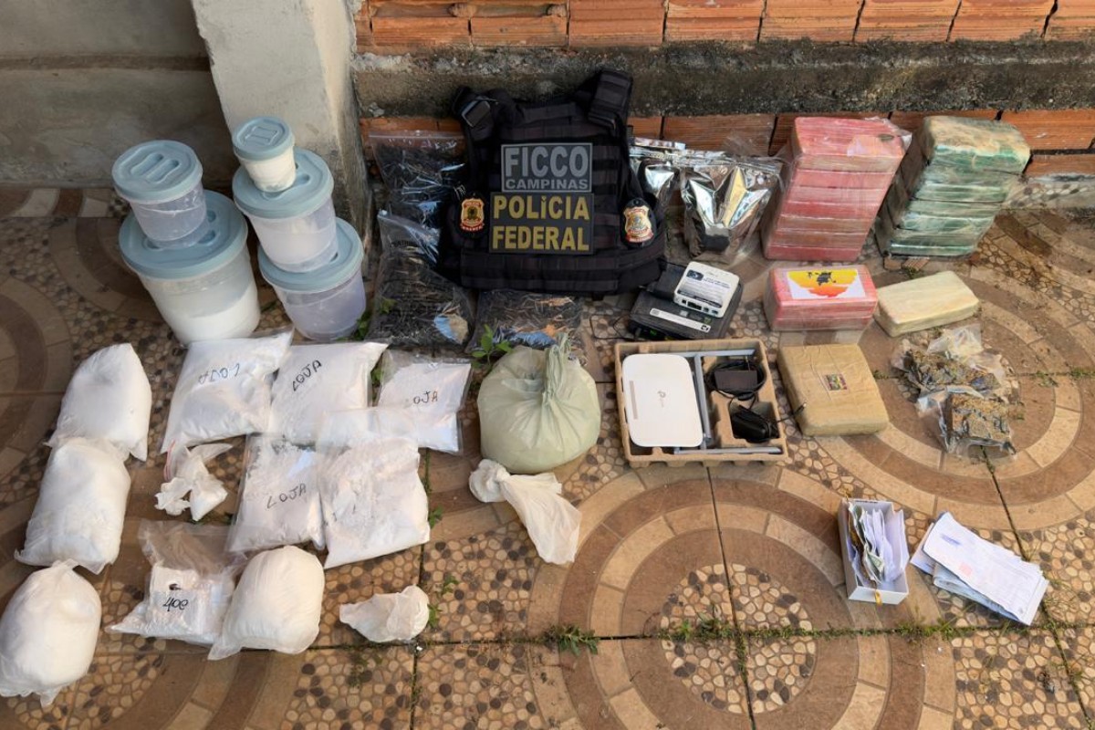 Casa usada para armazenar drogas é alvo de operação contra crime organizado em Mogi Guaçu