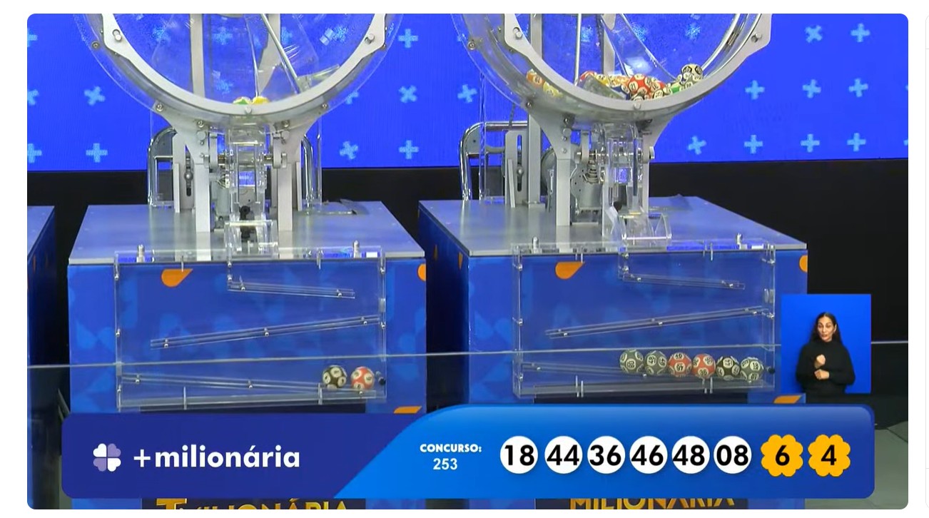 +Milionária: resultado do concurso 253